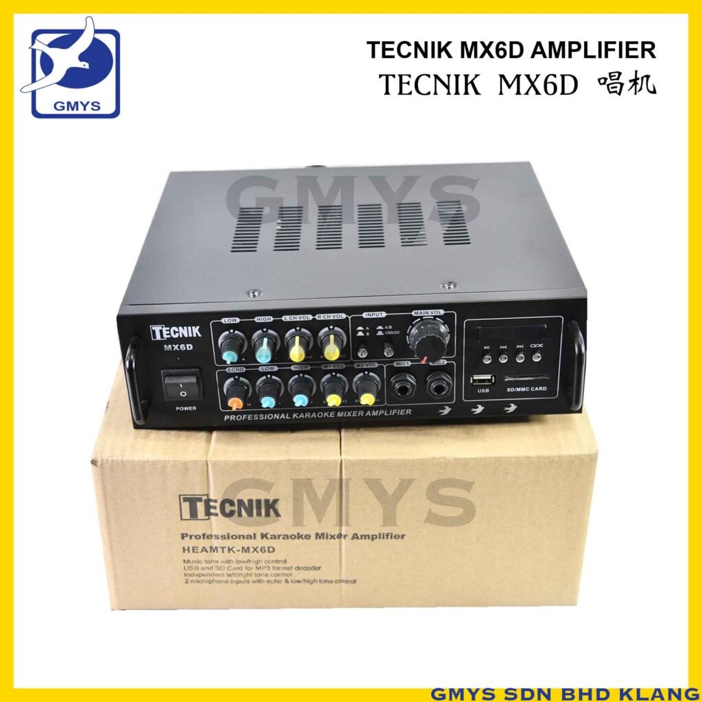 B5A - TECNIK AMPLIFIER MX6D AC/DC- 60 Tweeters