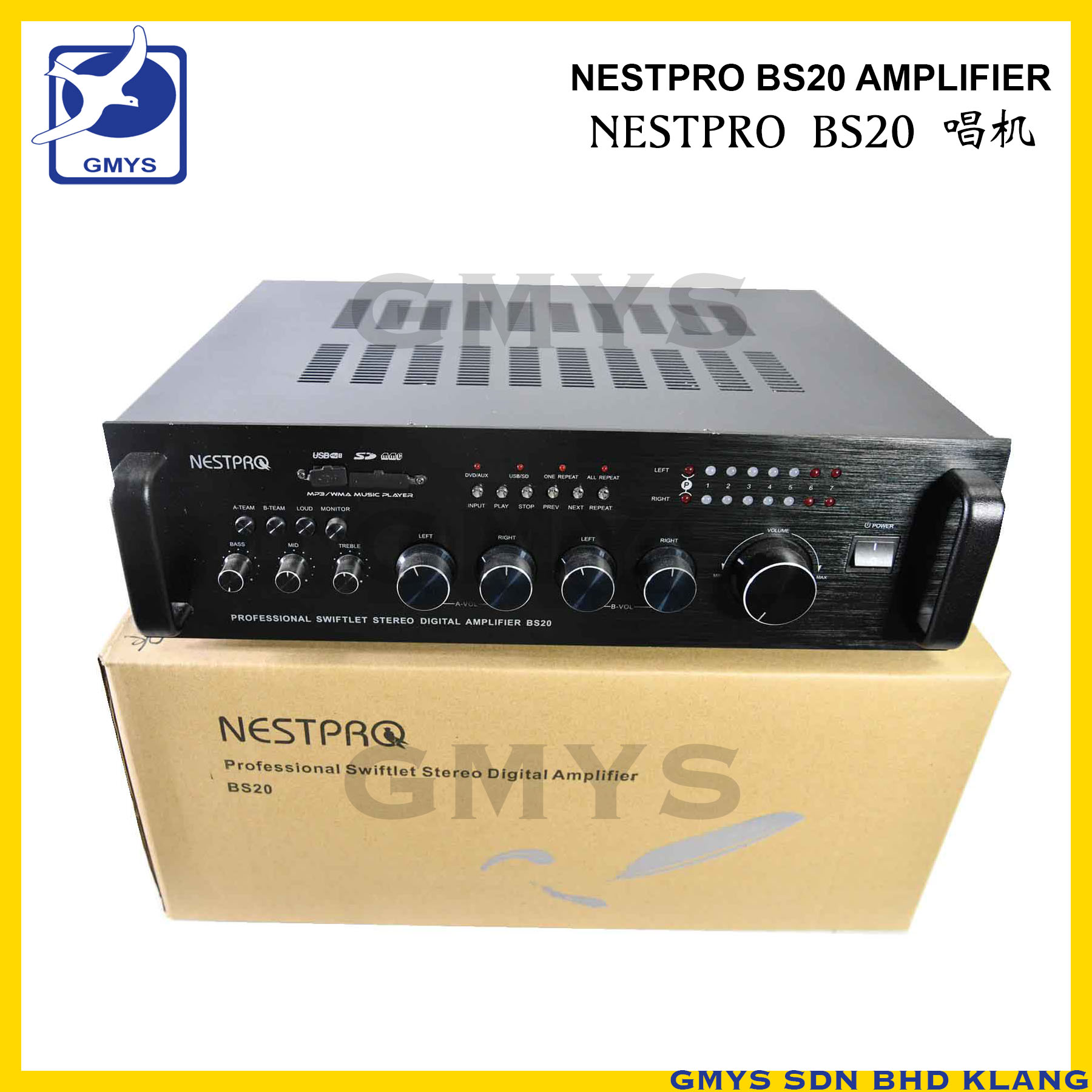 B8A – NESTPRO AMPLIFIER MXBS20 – 500 Tweeters AC