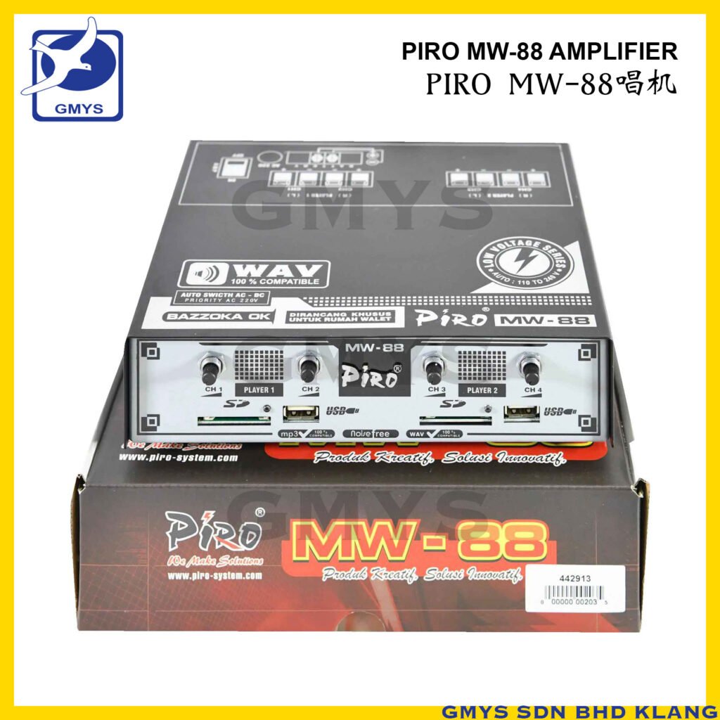 B9A - PIRO WAV MW-88 - 800 TWEETERS-AC/DC 2 PORT