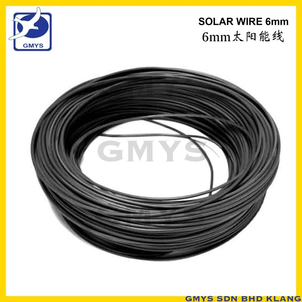 D17D - SOLAR WIRE BLACK 6.0mm
