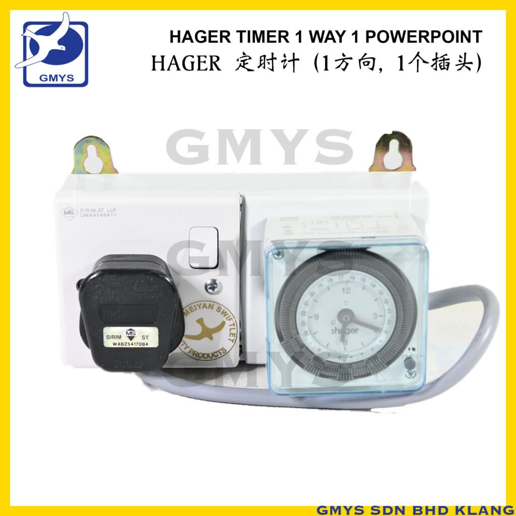 D2 - HAGER TIMER EHN711 - 1 WAY 1 POWER POINT