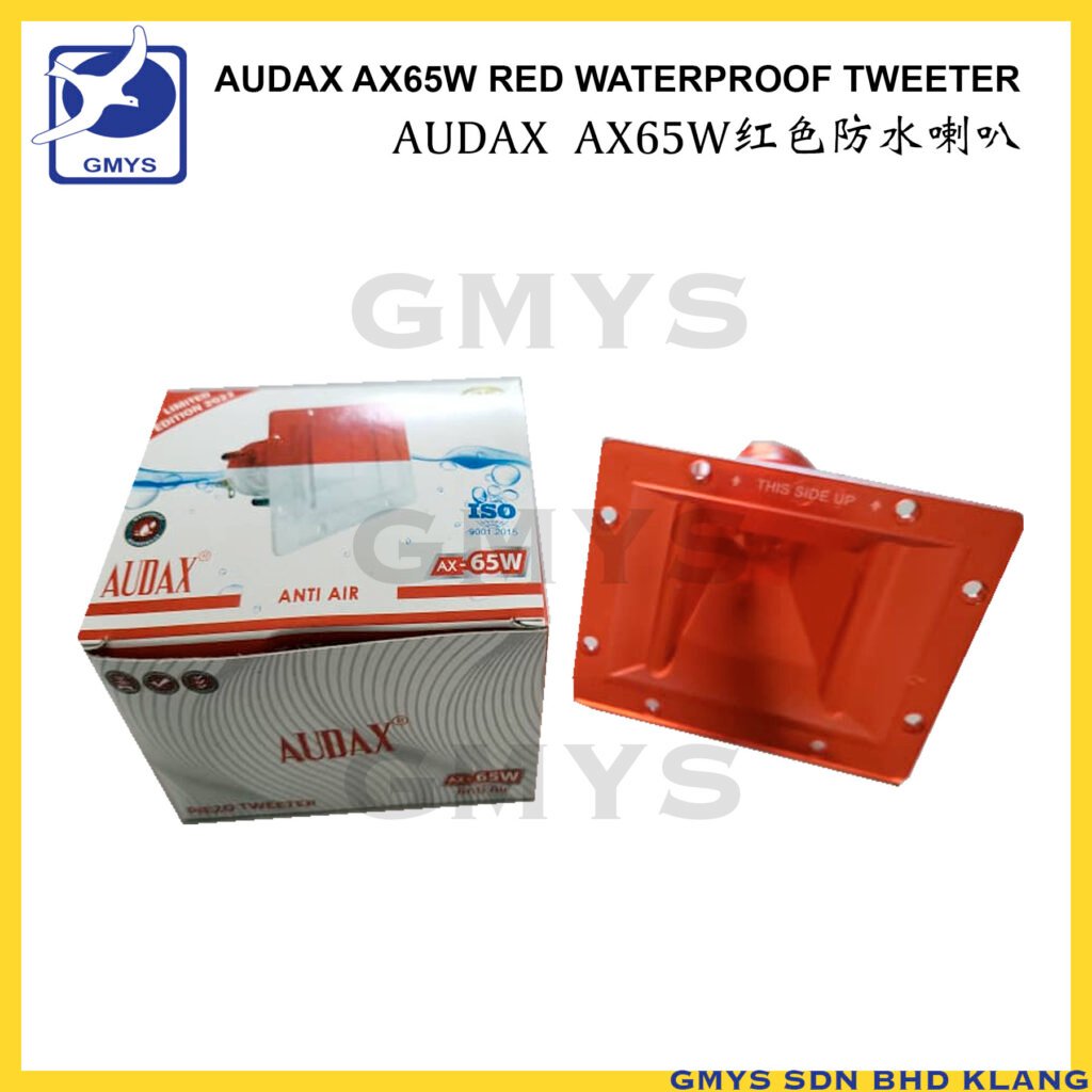 F10D - AUDAX TWEETER AX65W RED WATERPROOF INDONESIA
