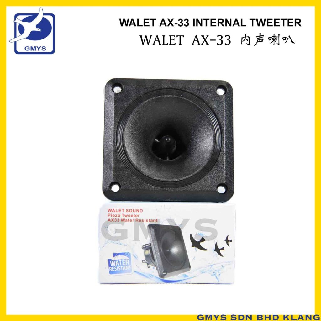 F38F - WALETPRO TWEETER AX33 Water Resistant