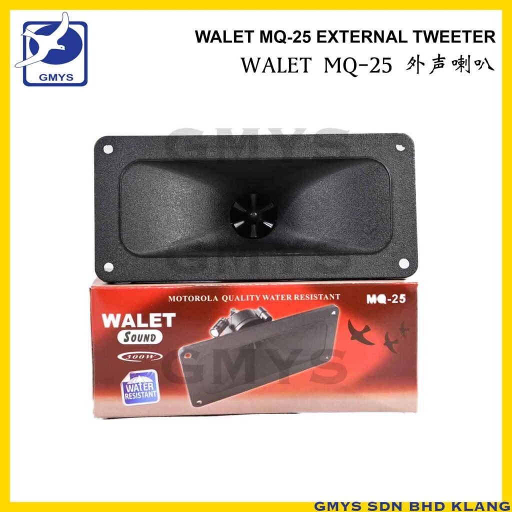 F38G - WALET SOUND MQ25 Water Resistant + capacitor+wire