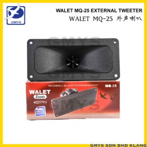 F38G - WALET SOUND MQ25 Water Resistant + capacitor+wire