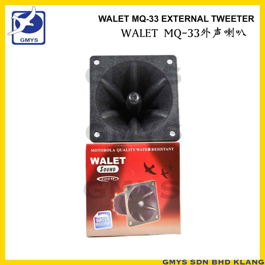F38H - WALET SOUND MQ33 Water Resistant + capacitor+wire