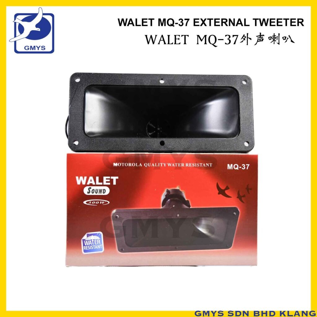F38J - WALET SOUND MQ37 Water Resistant + capacitor+wire