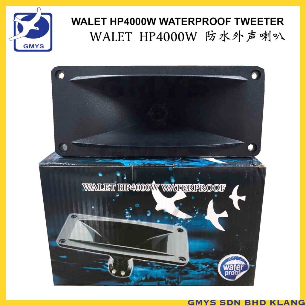 F41A - WALET HORN TWEETER 3" x 7" WATERPROOF