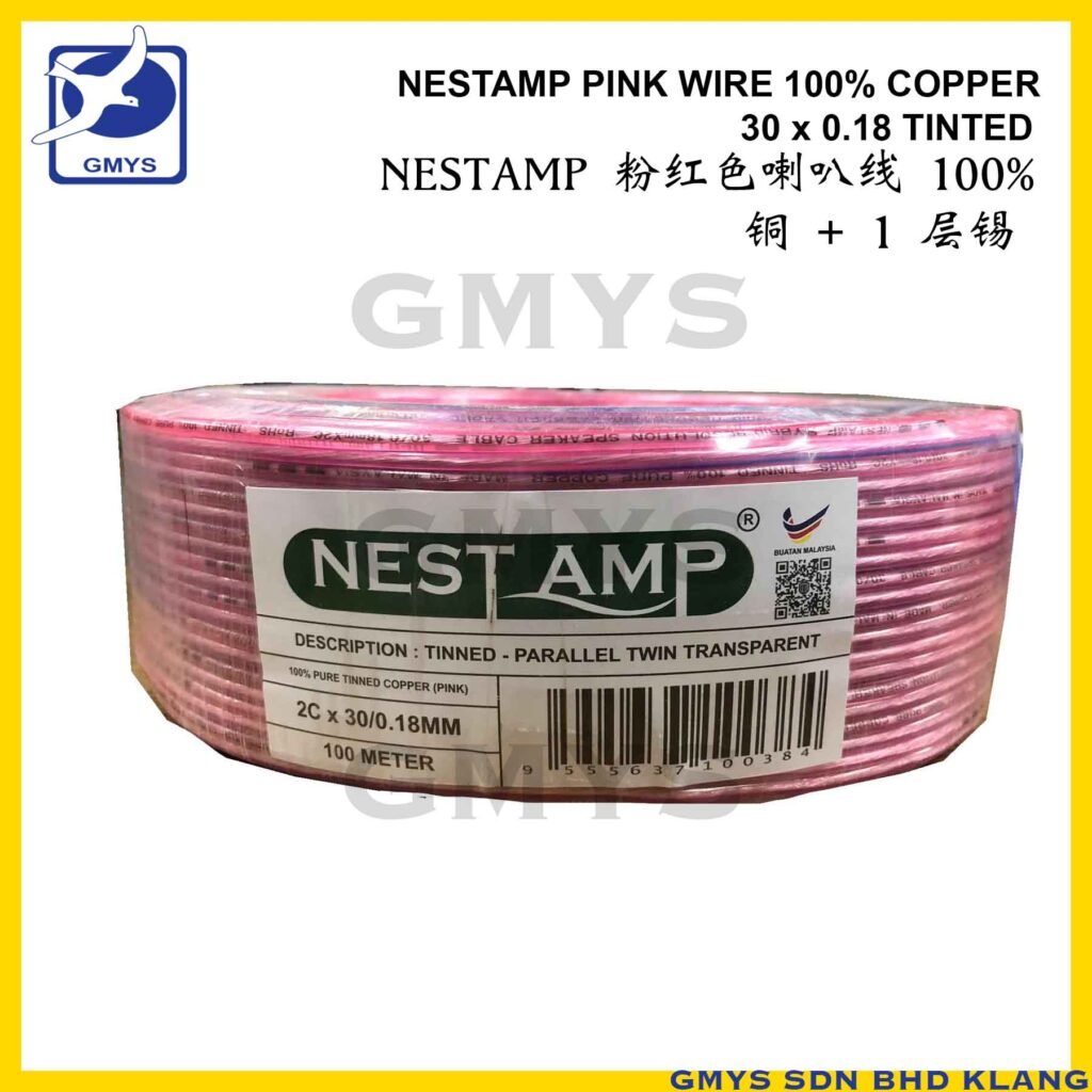 J2 - NESTAMP Tinned PINK WIRE COPPER 30x0.18