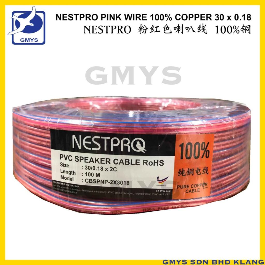 J5 - FAJAR Tinned RED WIRE COPPER 30 x 0.18