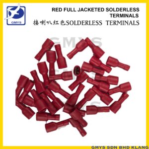 K3 - SOLDERLESS TERMINAL FULL JACKET RED