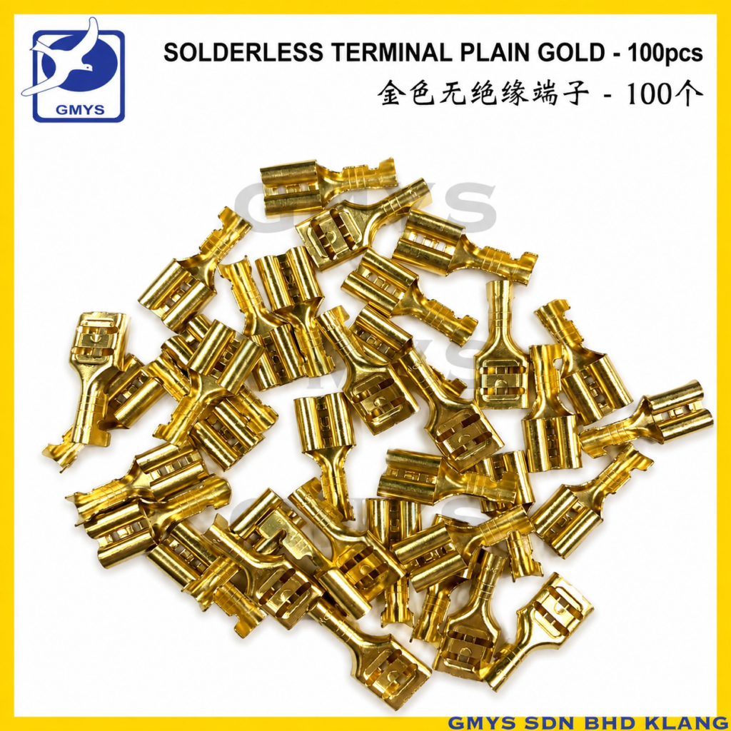 K5A - SOLDERLESS TERMINAL PLAIN GOLD