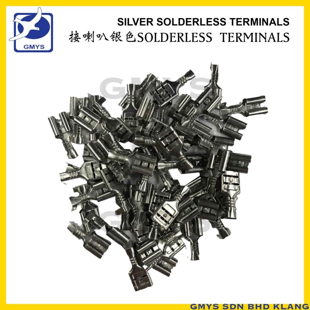 K6A - SOLDERLESS TERMINAL PLAIN SILVER