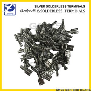 K6A - SOLDERLESS TERMINAL PLAIN SILVER
