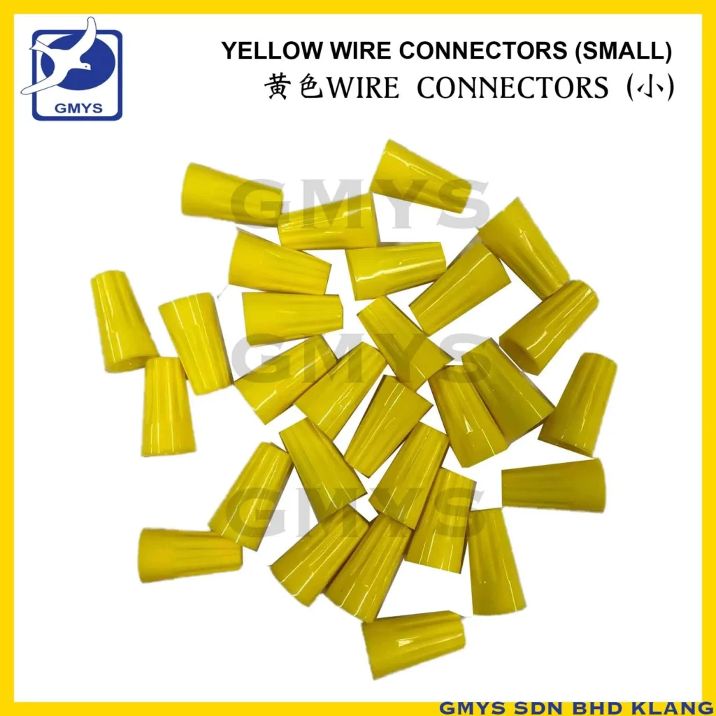 K7C - WIRE CONNECTORS YELLOW SMALL 17mm P2