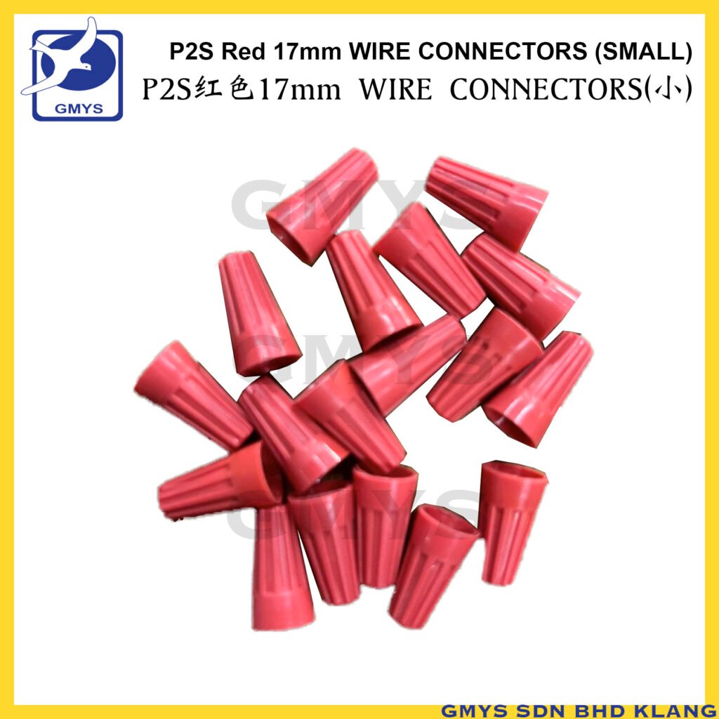 K9B - WIRE CONNECTORS RED SMALL 17mm P2S