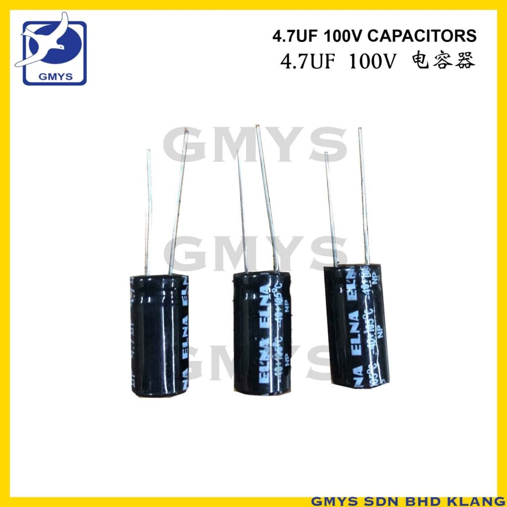L21 - CAPACITORS 4.7UF 100V BLACK