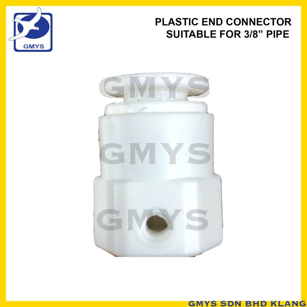 M20 - PLASTIC END CONNECTOR + NOZZLE HOLE 3/8"