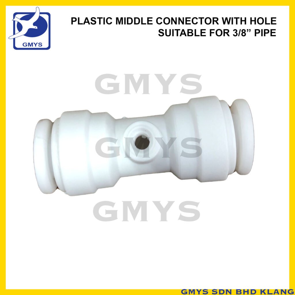M21 - PLASTIC MIDDLE CONNECTOR+NOZZLE HOLE 3/8"