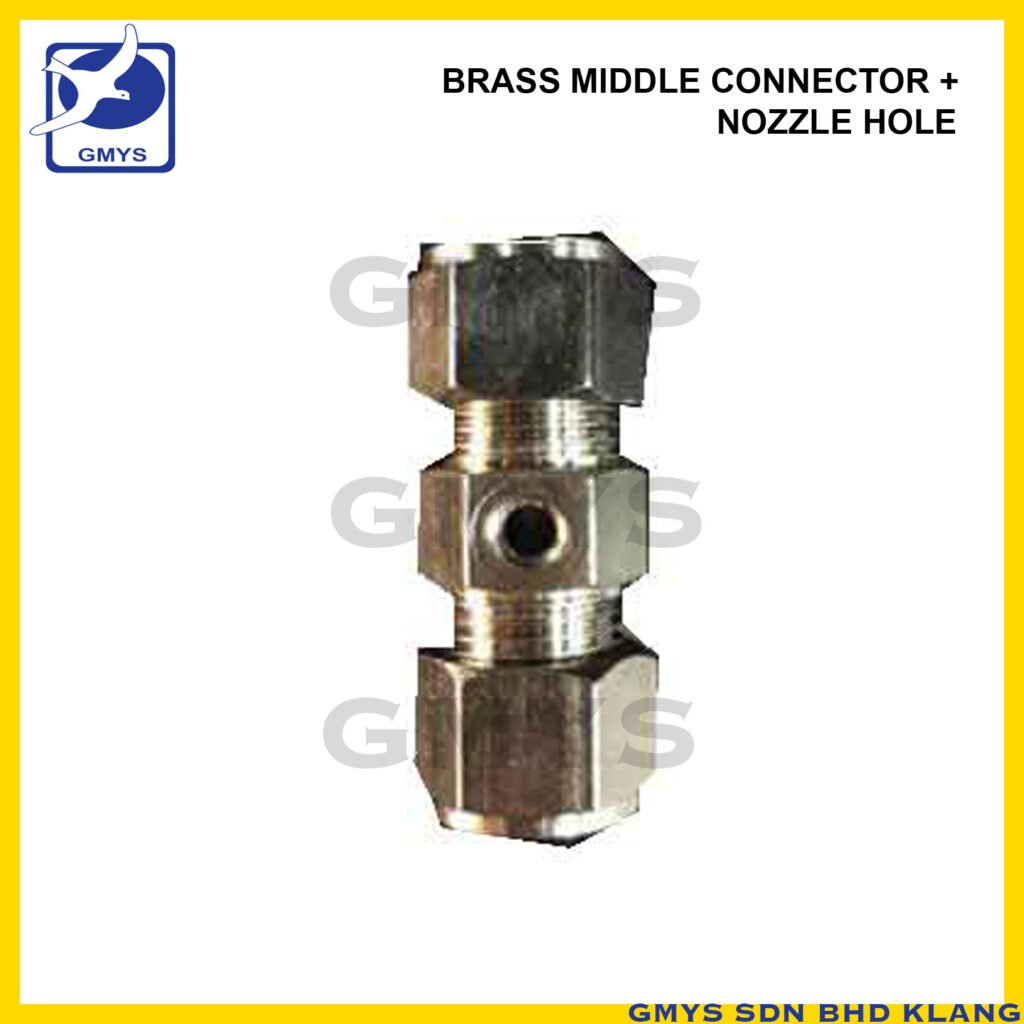 M23C - BRASS MIDDLE CONNECTOR+NOZZLE HOLE