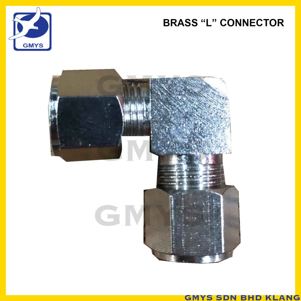 M23F - BRASS 'L' CONNECTOR