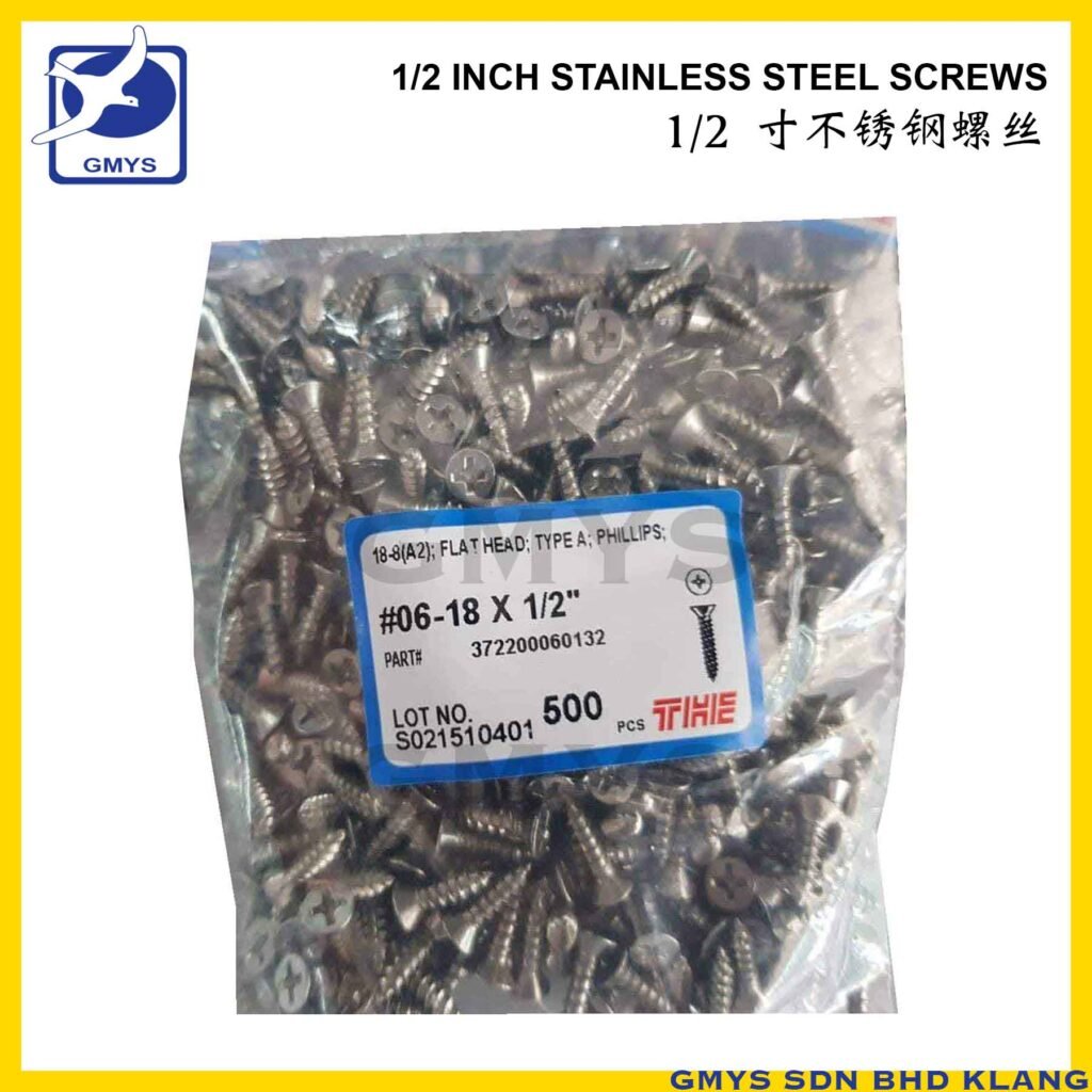 R11 - STAINLESS STEEL SCREW #6 1/2"