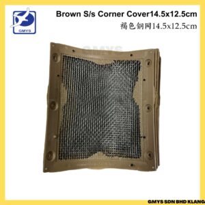 R13D - STAINLESS STEEL BROWN NET CORNER COVER 0.4mm
