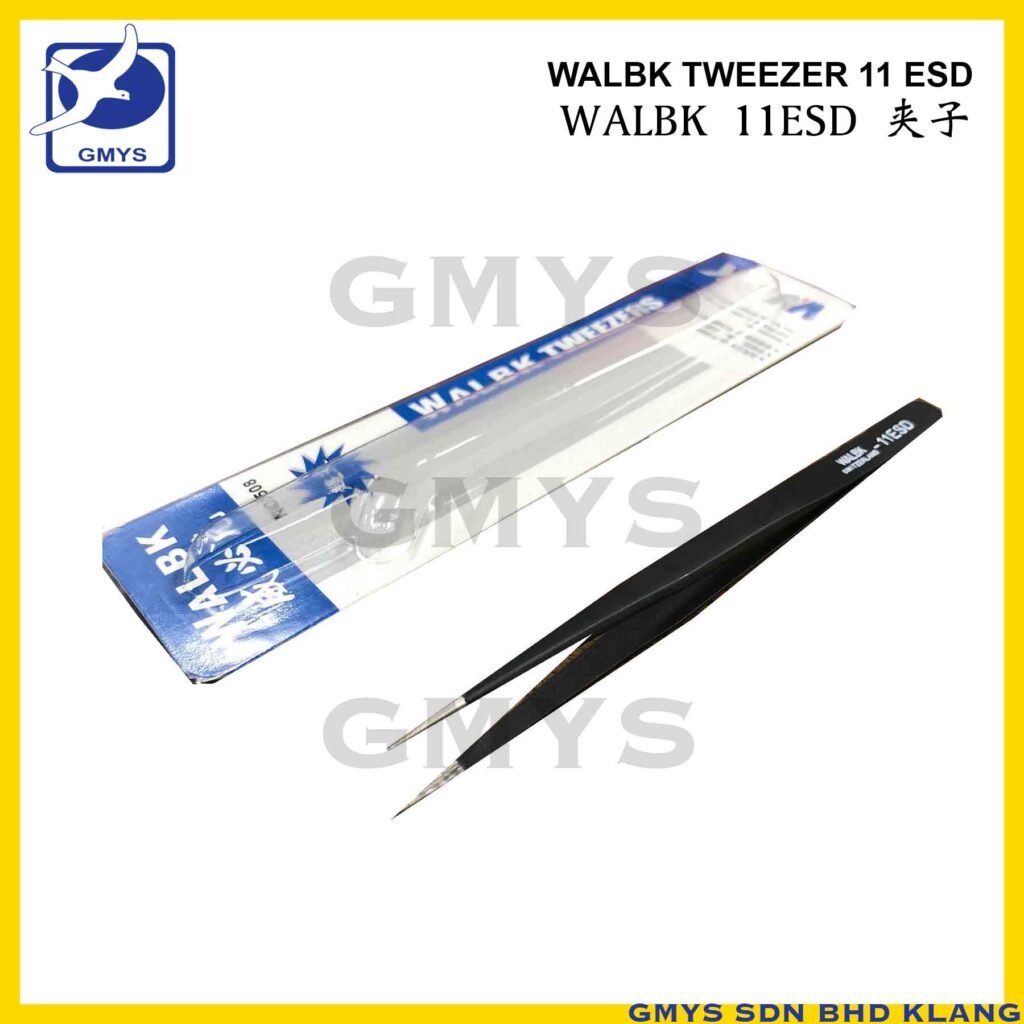 S14 - WALBK TWEEZER BLACK STRAIGHT