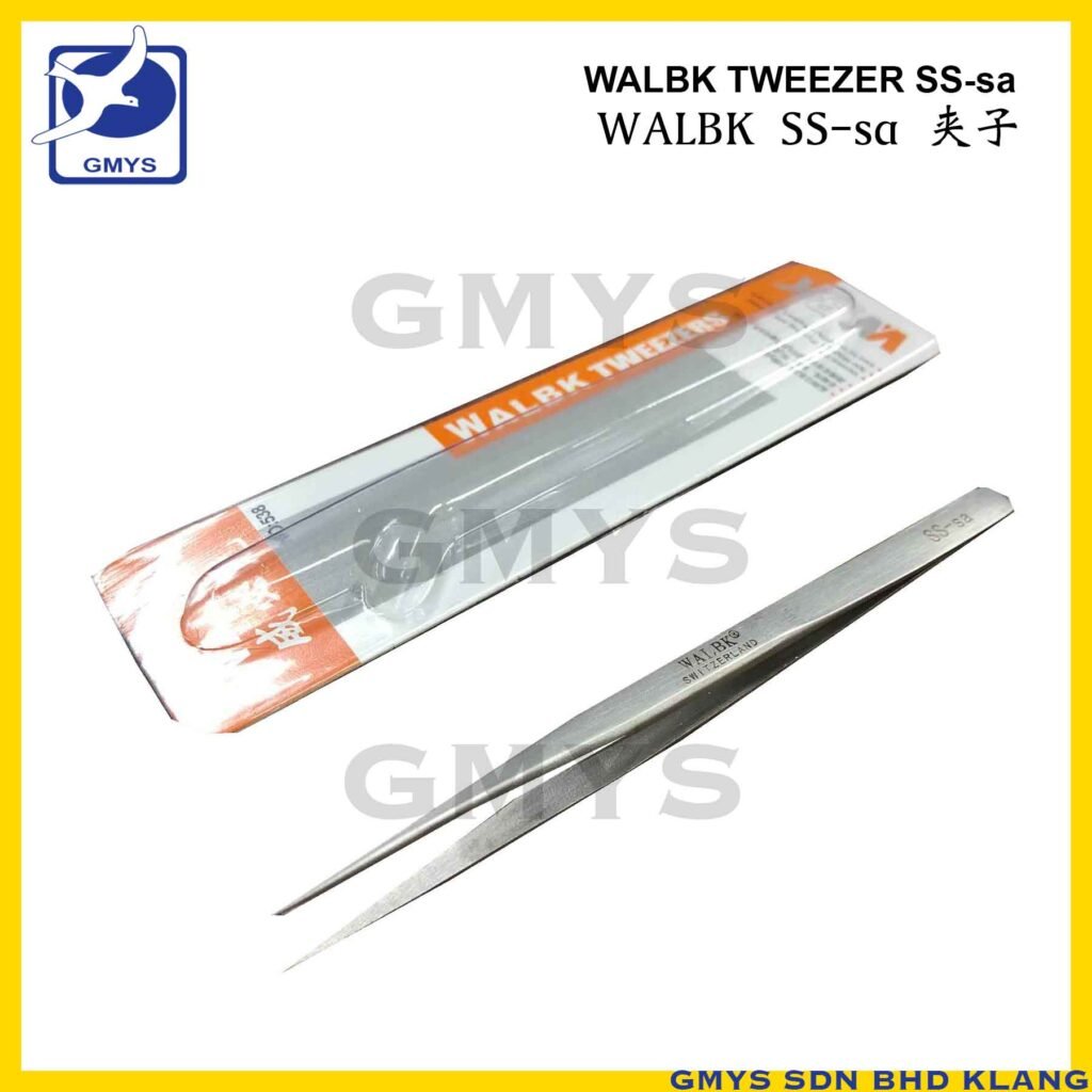 S14B - WALBK TWEEZER SILVER STRAIGHT