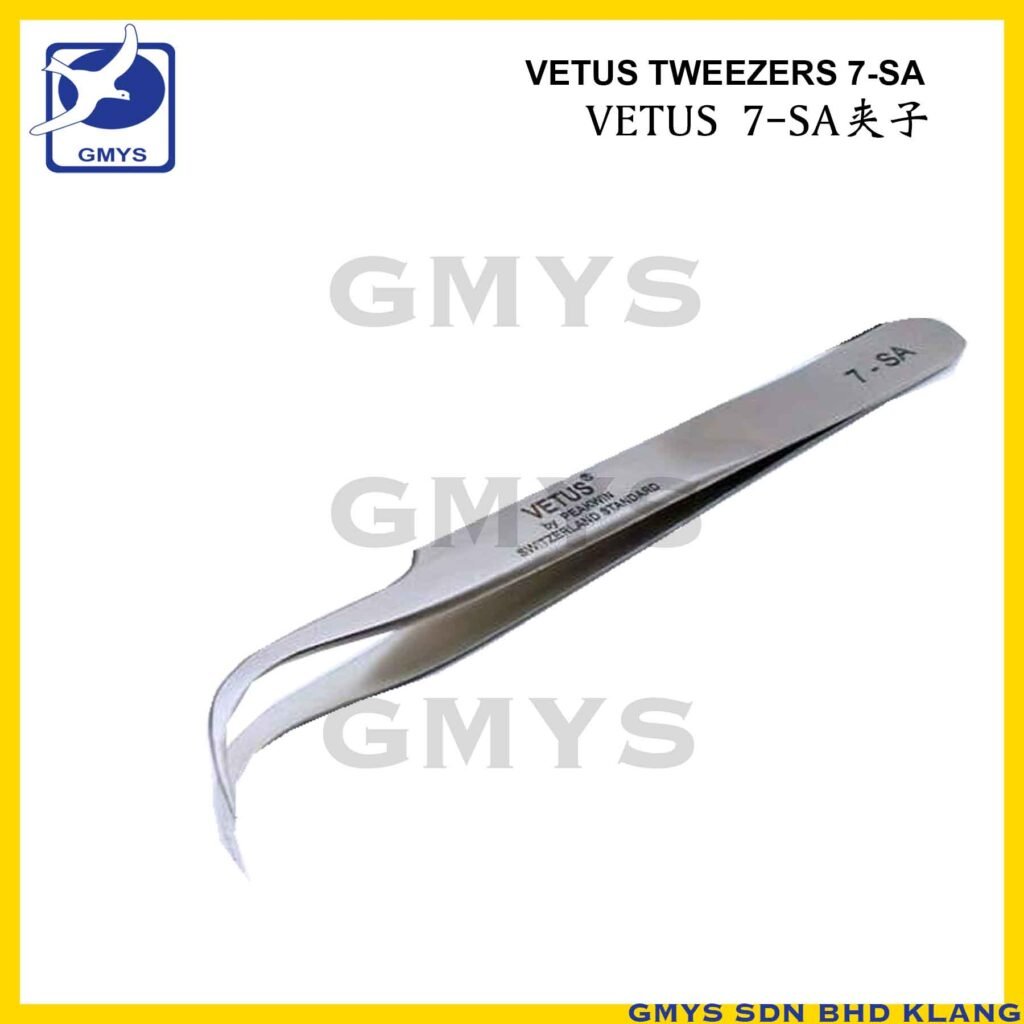 S25B - VETUS TWEEZER SILVER CURVED