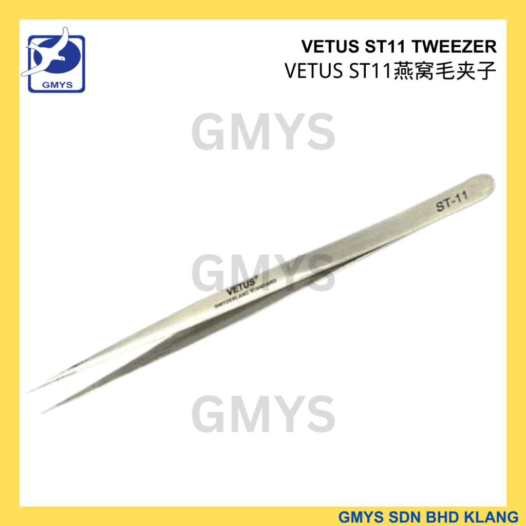 S25B1 - VETUS TWEEZER SILVER STRAIGHT
