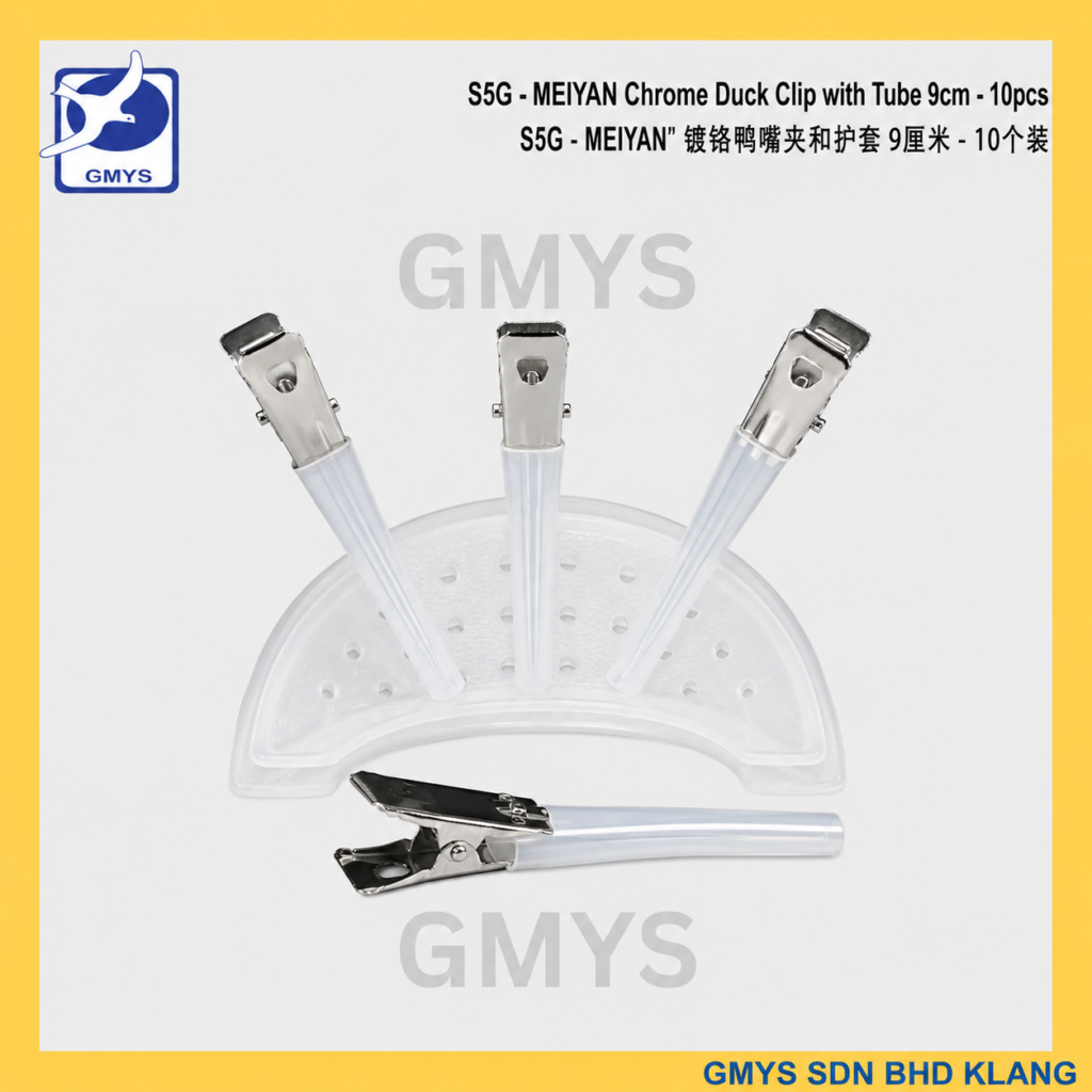 S5G - MEIYAN CHROME DUCK CLIP with TUBE 9cm