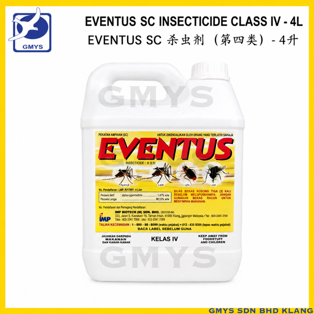 U21B - EVENTUS SC INSECTICIDE CLASS IV