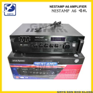 B13 - NEST AMP A6 4 VOL CONTROL 500 TWEETERS