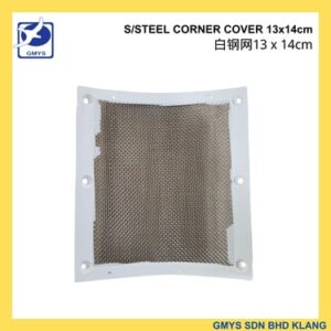 R13B - STAINLESS STEEL WHITE NET CORNER COVER 0.4mm